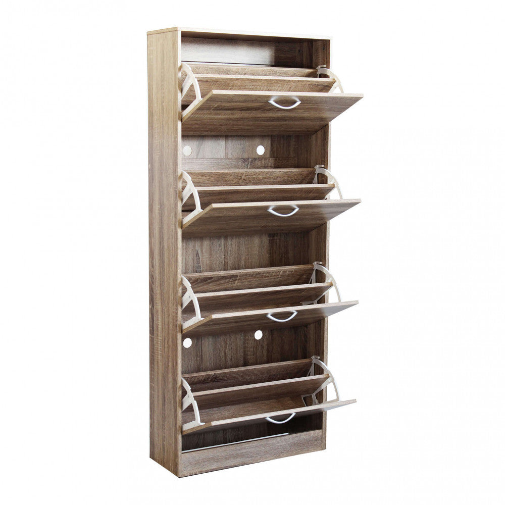 Scarpiera Wendy 60x24x150 h cm in Legno Naturale...