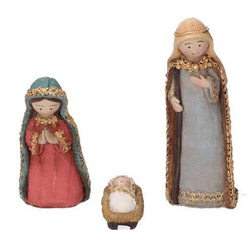 Natività resina set 11pz cm xh13...