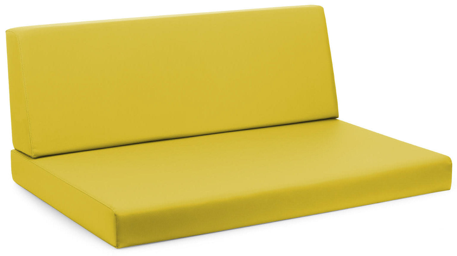Cuscini per Pallet 120x80 cm Seduta e Schienale in Similpelle Mariotti Reforma Giallo...