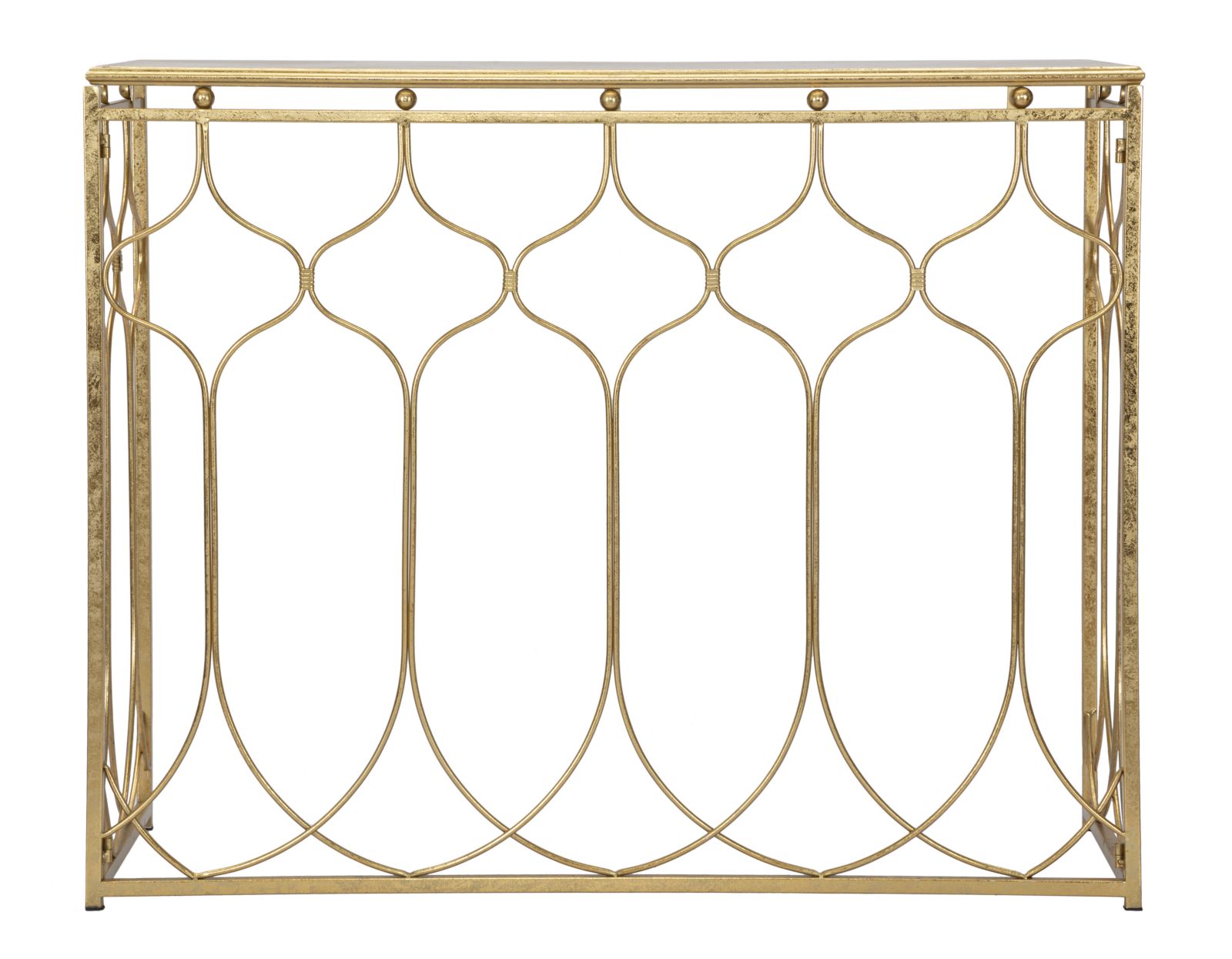 Consolle Arab 96,5x41x78 cm in Ferro Oro...