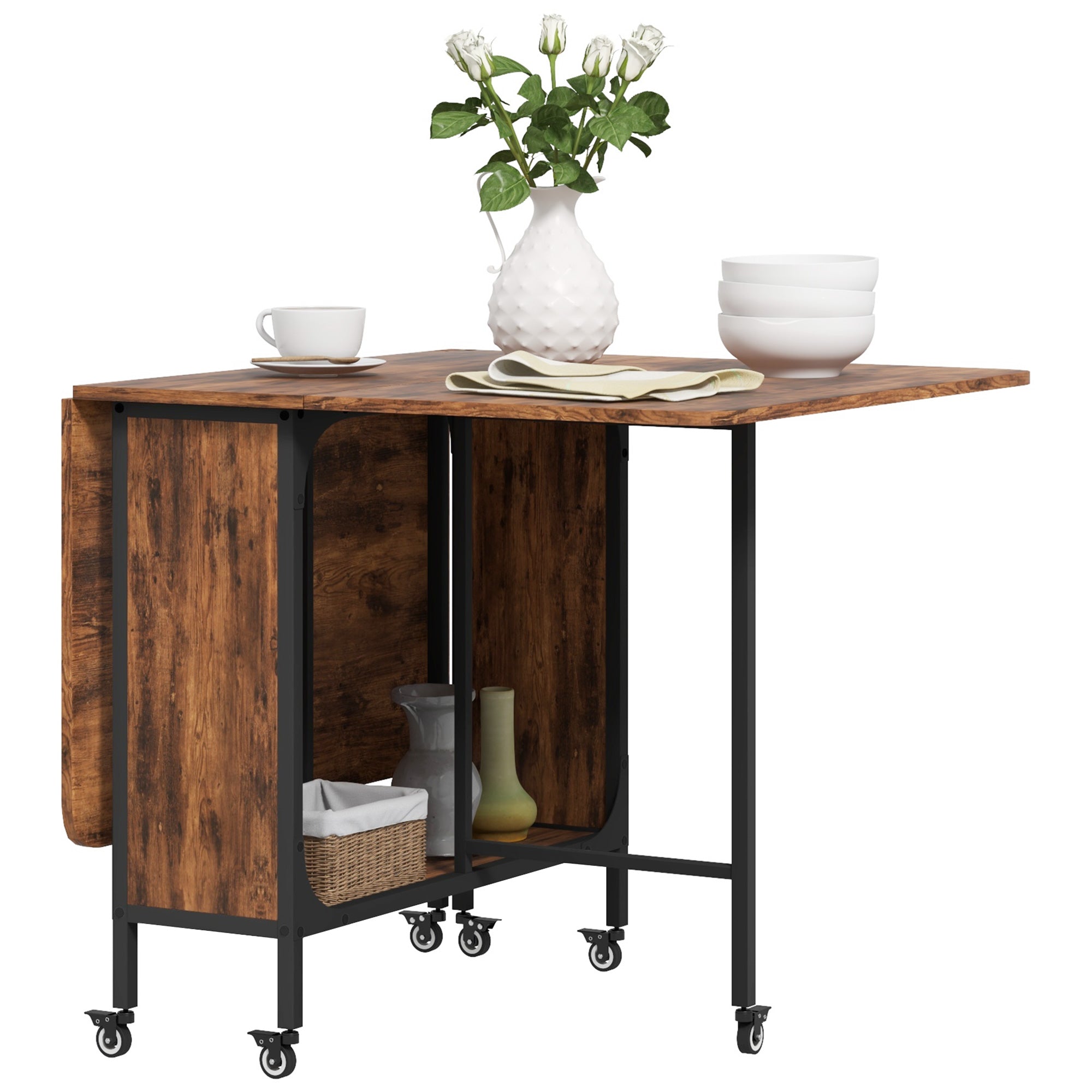 Sgabello Da Bar Pieghevole In Bambù Tonchean - Con Schienale, Portatile, Per Cucina, Casa E Balcone, Capacità 150 Kg