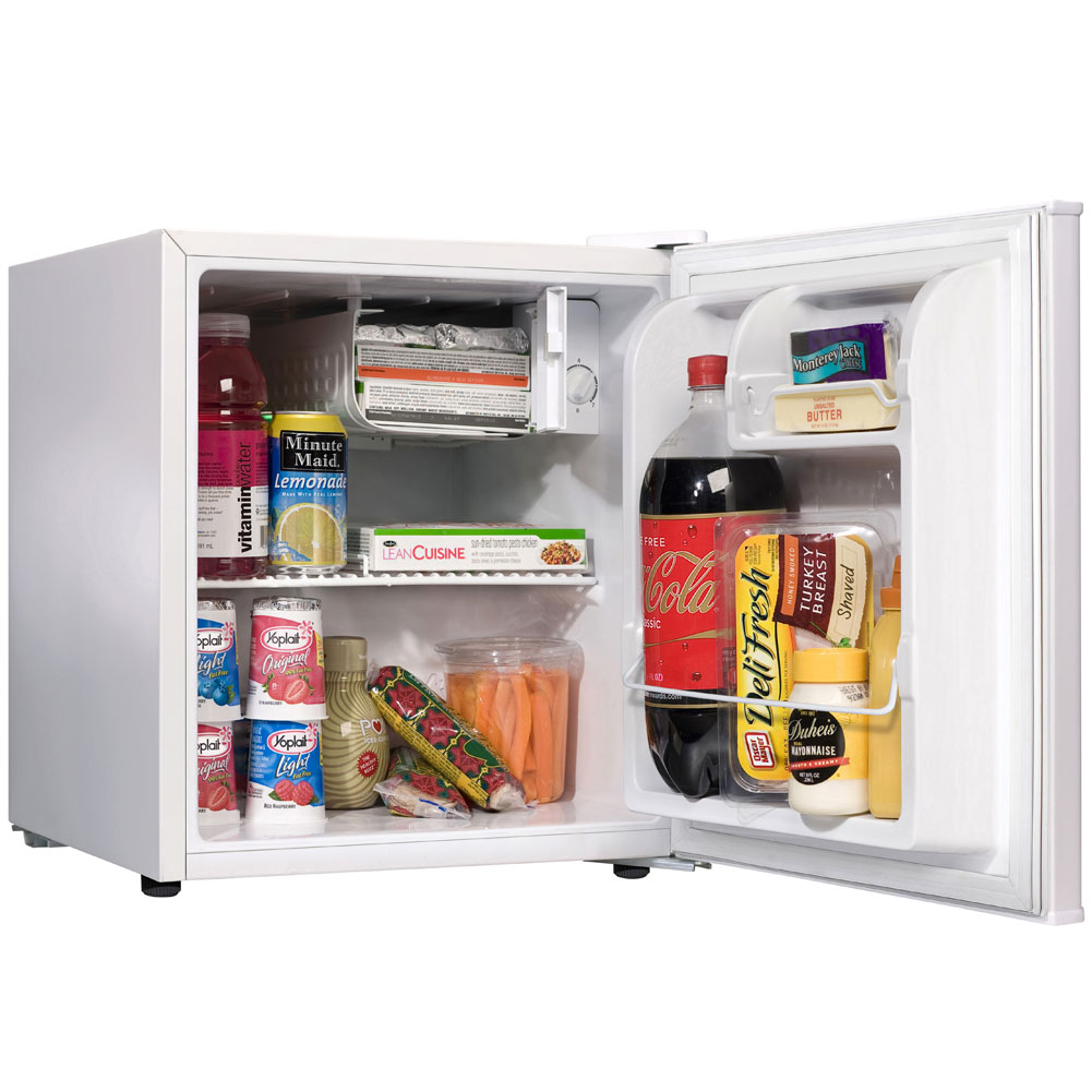 Frigorifero Elettrico Minifrigo Minibar 45 Lt Altezza 50 cm con Ghiacciaia Bianco...