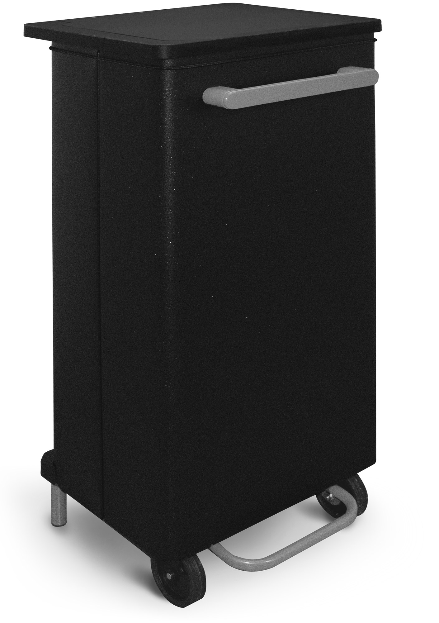 Pattumiera Doppia Per Raccolta Differenziata AMIG RECIK EVO – 2 Scomparti Da 20 L, Acciaio Inox, Pedali, Dimensioni 45x30x52 Cm, Argento