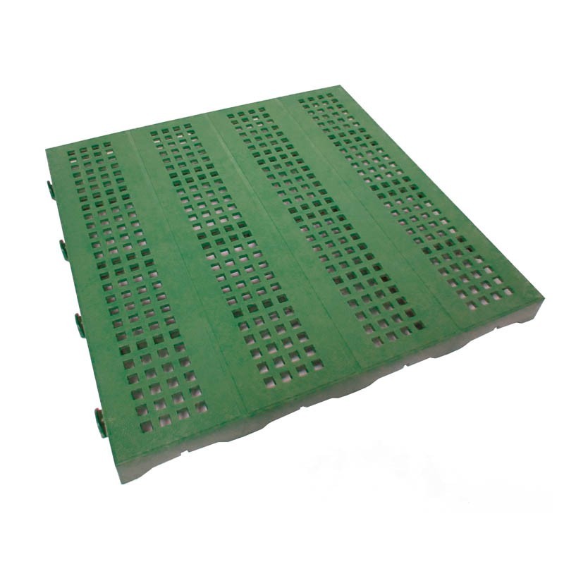 Set 10 Piastrelle in Plastica da Esterno 40 x 40 cm Forata...