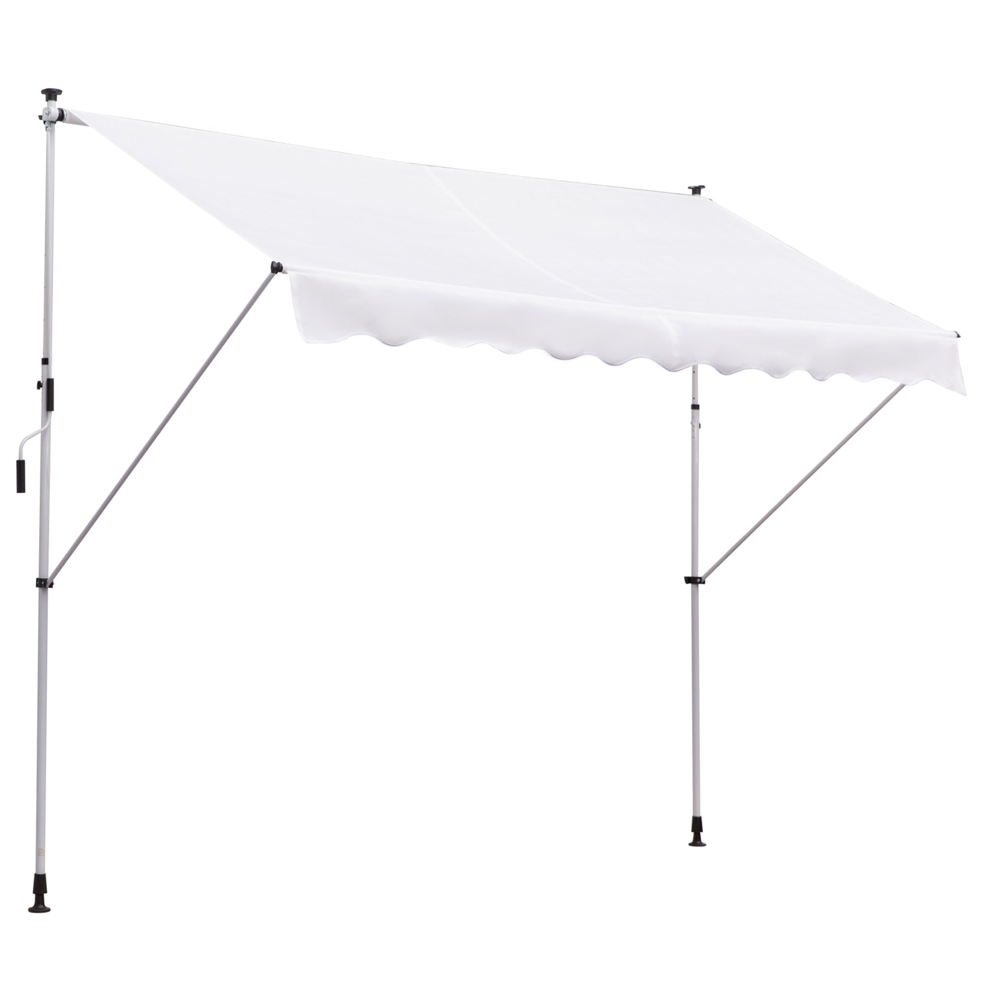 Tenda da Sole Avvolgibile 300x150cm  Casper Bianco