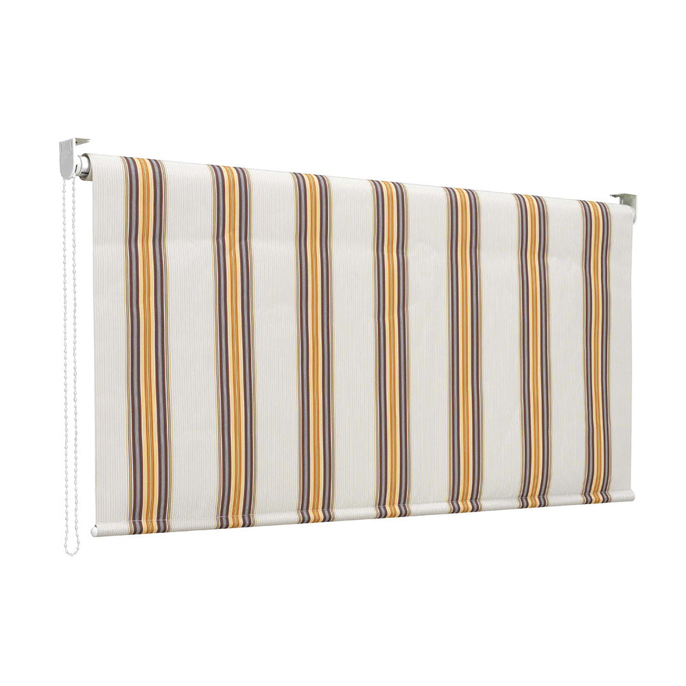 Tenda da Sole a Caduta 250x200 cm Tessuto in Poliestere Riga Beige