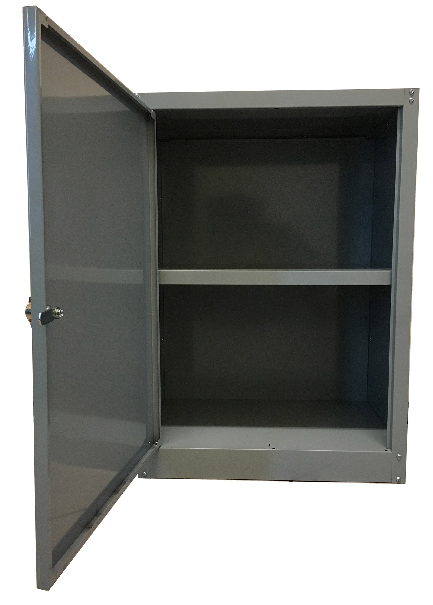 Image of Armadietto Portadocumenti 1 Anta 60x40x84 cm in Metallo Verniciato Grigio Chiaro