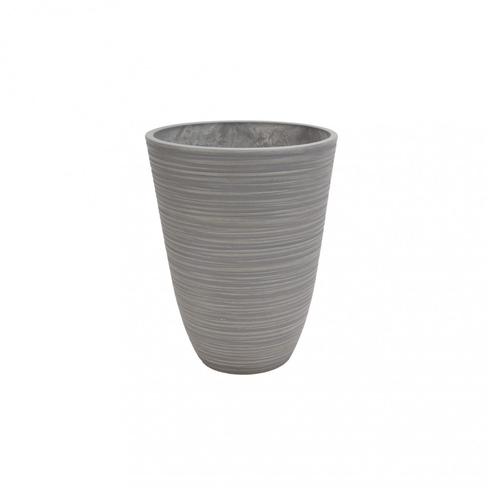 Vaso Medio Anemone Ø29x36 cm in Fibra sintetica Antracite...