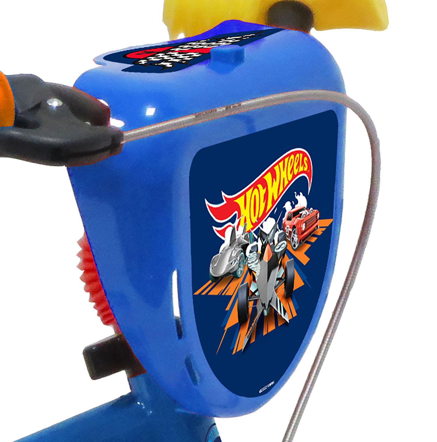 Bicicletta per Bambini 12" Hot Wheels Freno Caliper e Stabilizzatori in Acciaio Hi-Ten Blu e Rosso...