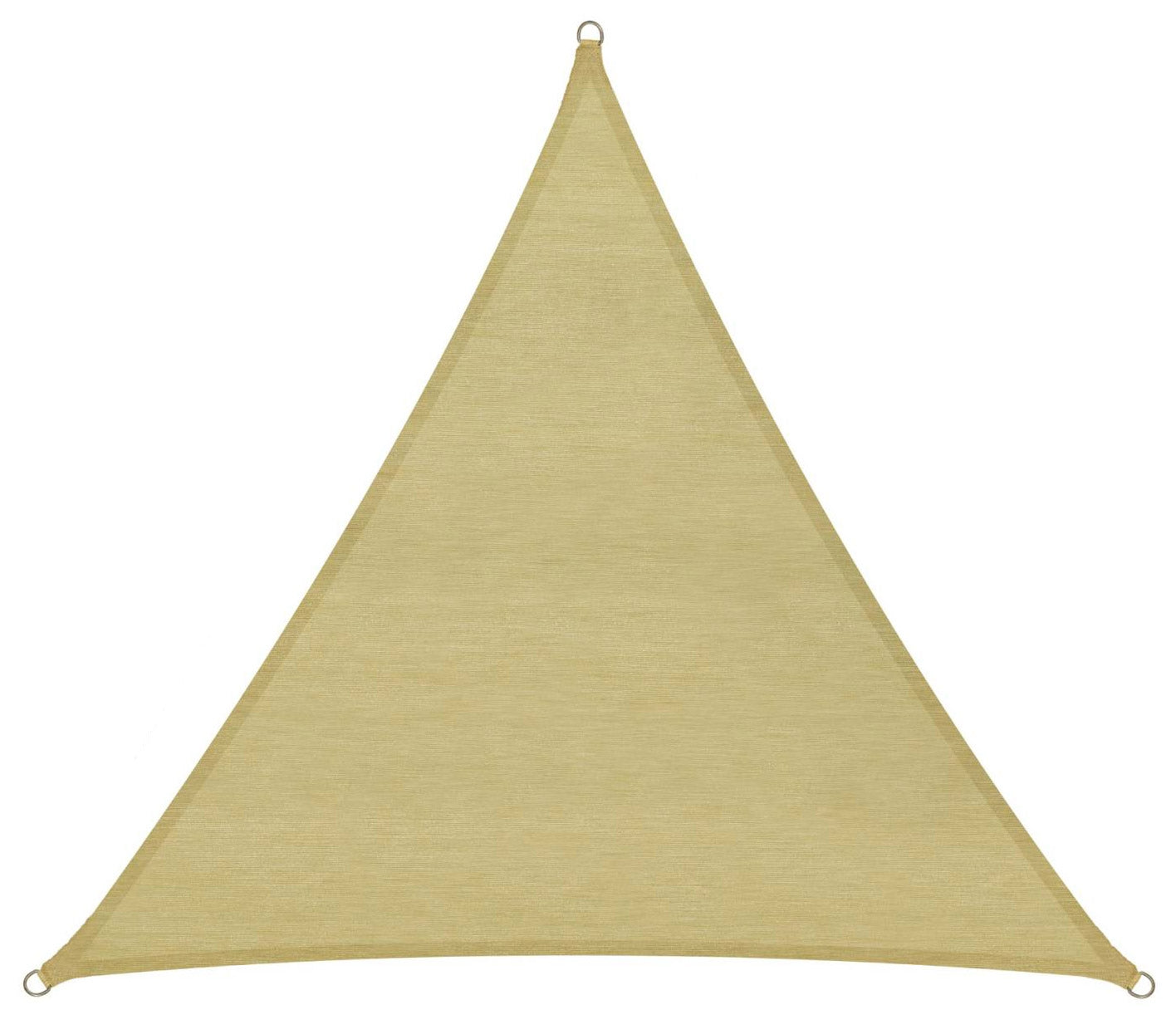 Tenda a Vela Ombreggiante Triangolare 500x500x500 cm in Polietilene Bauer Beige...
