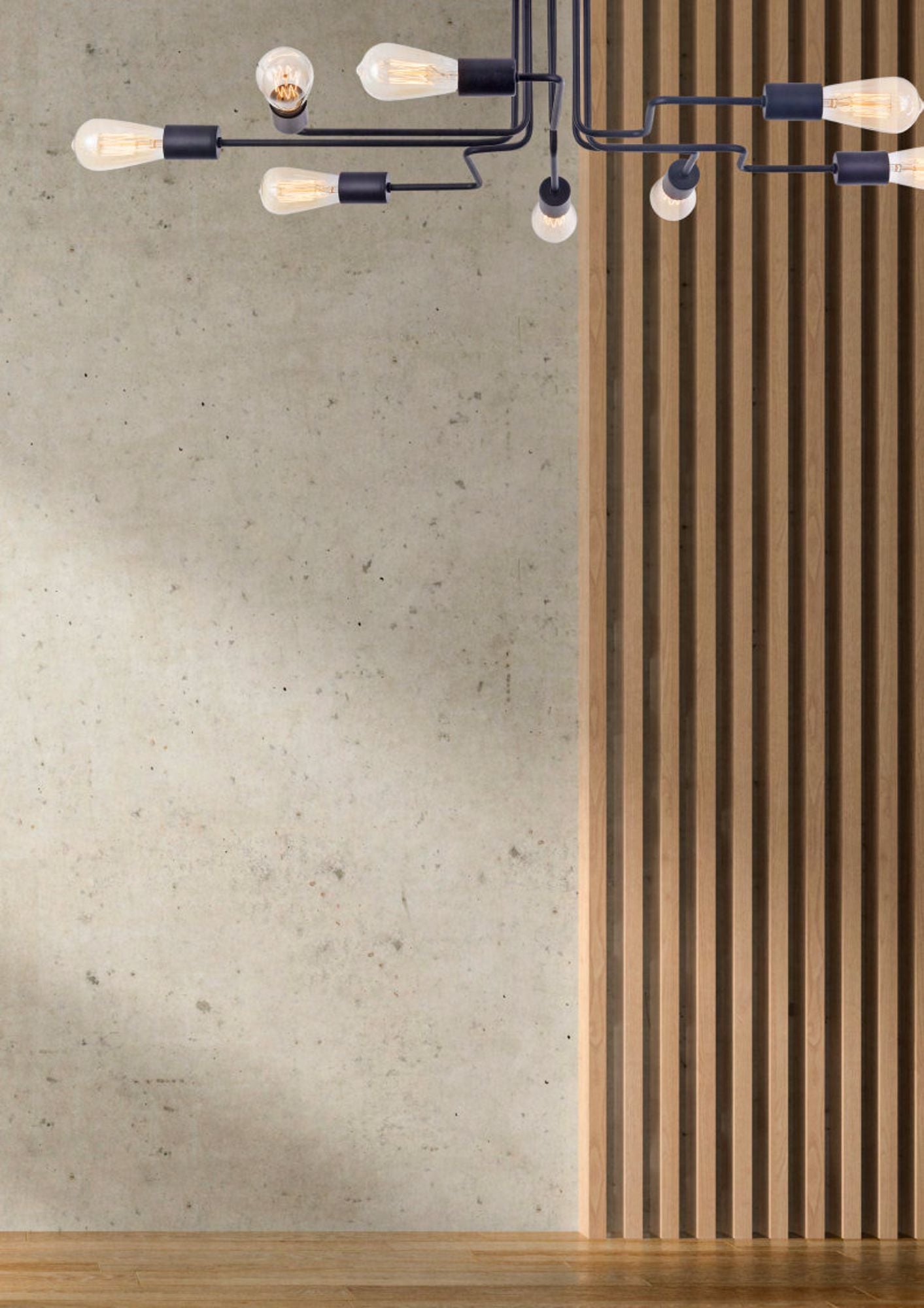 Plafoniera Loft in Metallo Gilbert Nero...