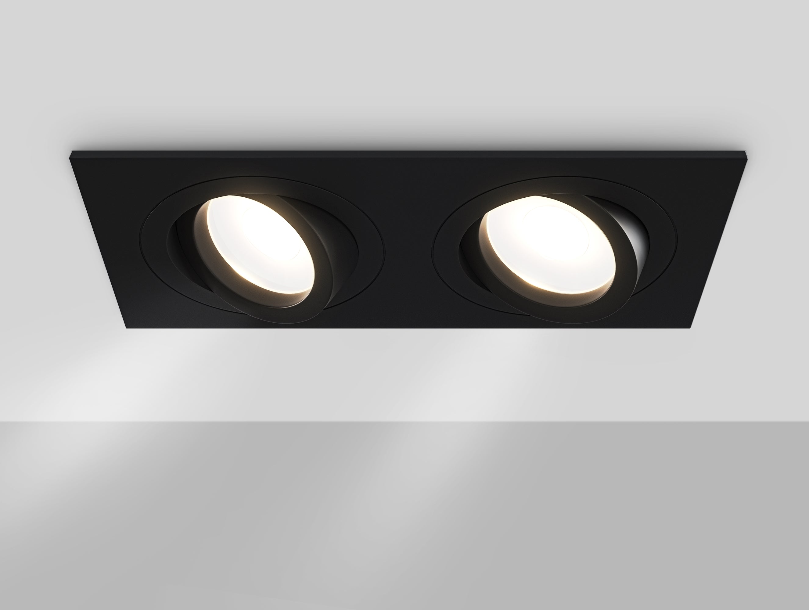 Faretto da incasso Downlight in Alluminio Atom Nero...