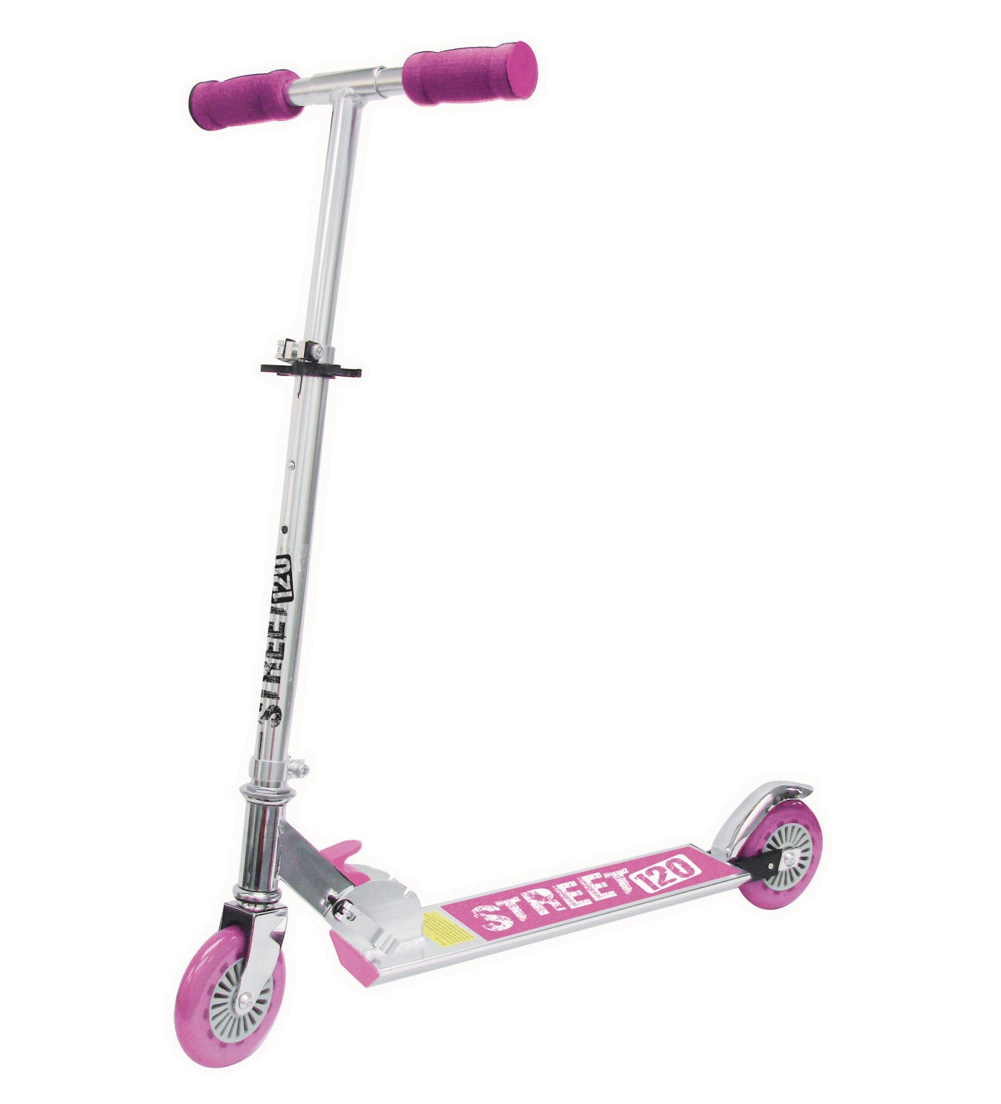 Monopattino 2 Ruote Pieghevole per Bambini Ruote 120 mm Rosa...