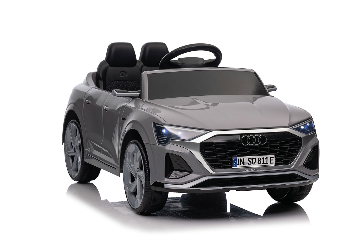 Macchina Elettrica per Bambini Licenza Ufficiale Audi SQ8 12V 4,5Ah Grigio