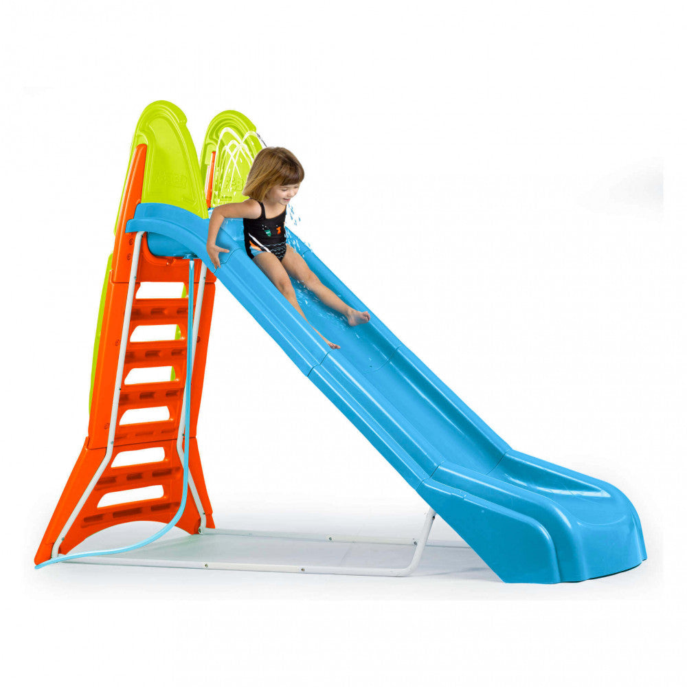 Image of Mega Scivolo con Acqua 302x117x209 h cm in Plastica Multicolor