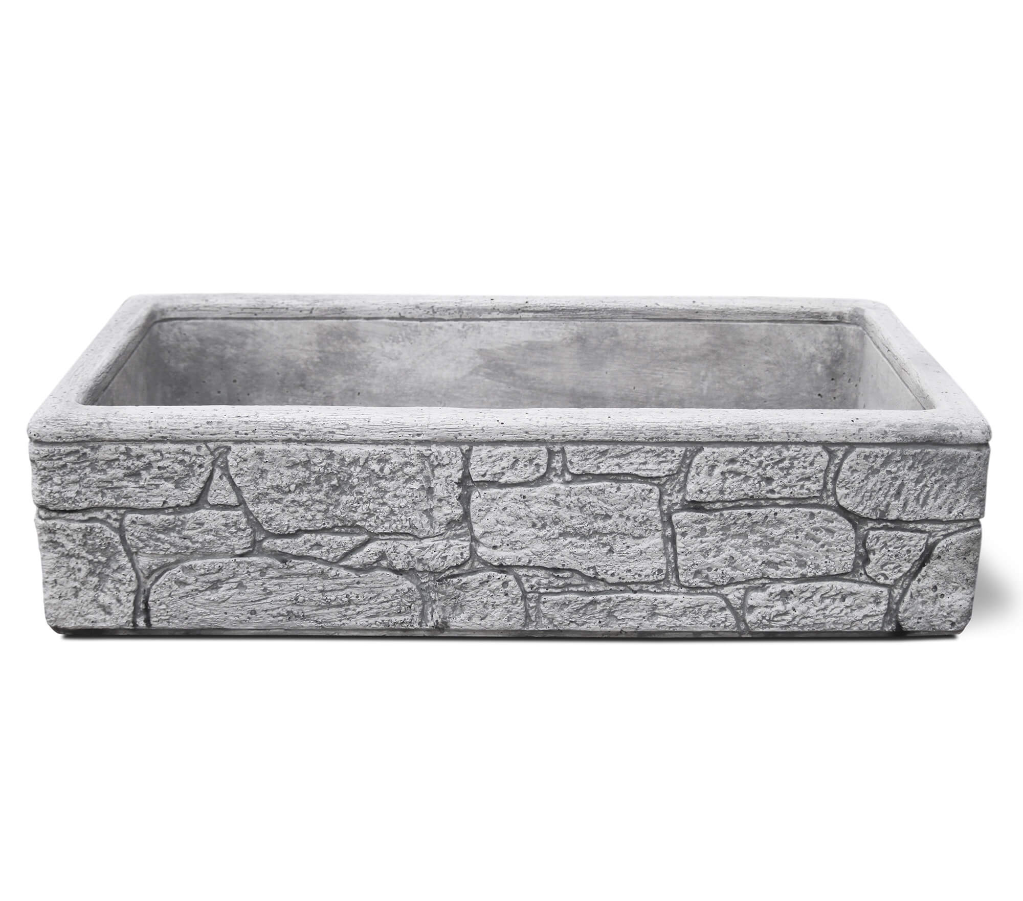 Lavello da Giardino Senza Rubinetto in Cemento Granulato di Marmo Lipari 80 Grigio...