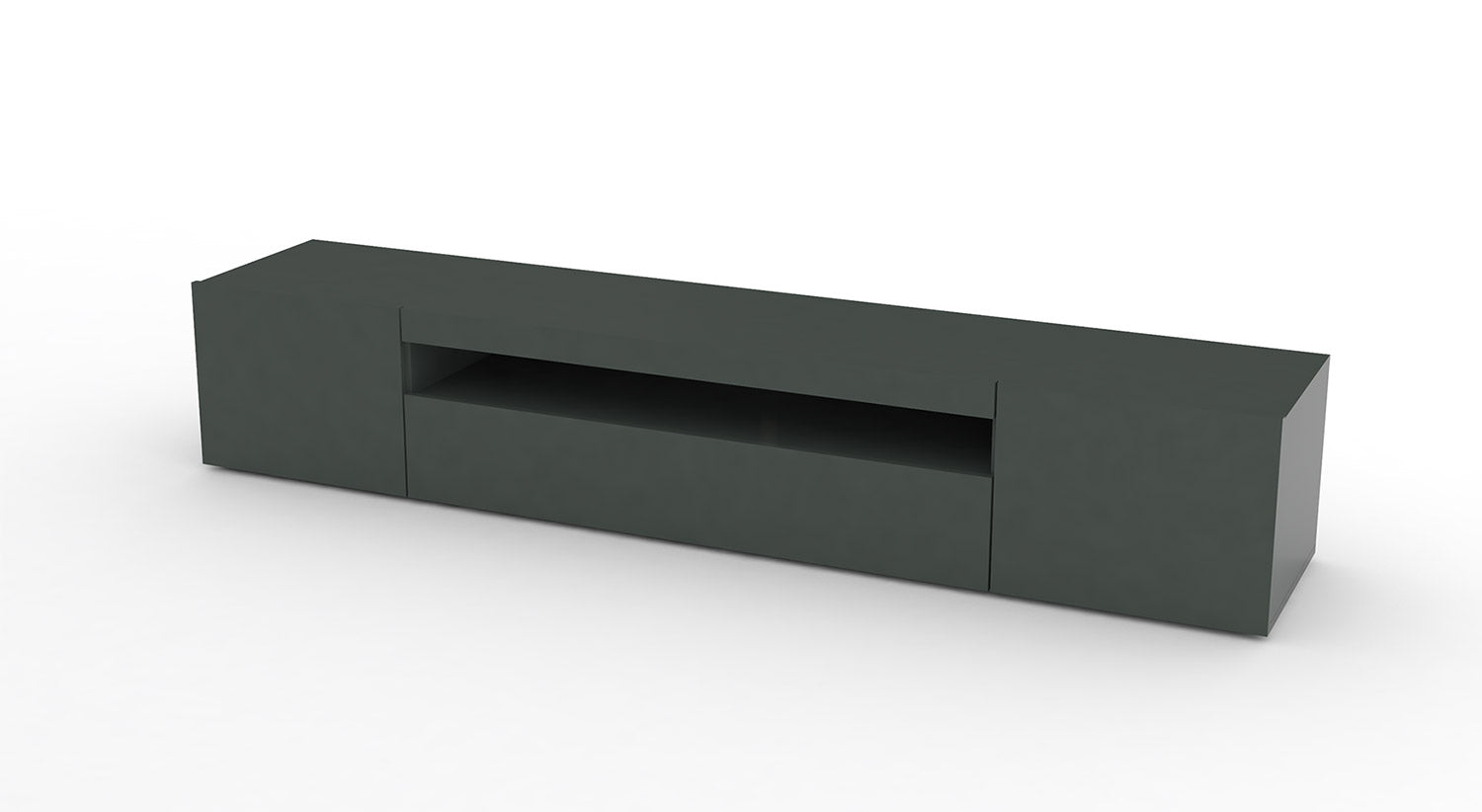 Mobile TV 3 Ante 200x40x36,5 cm Daiquiri Antracite Lucido