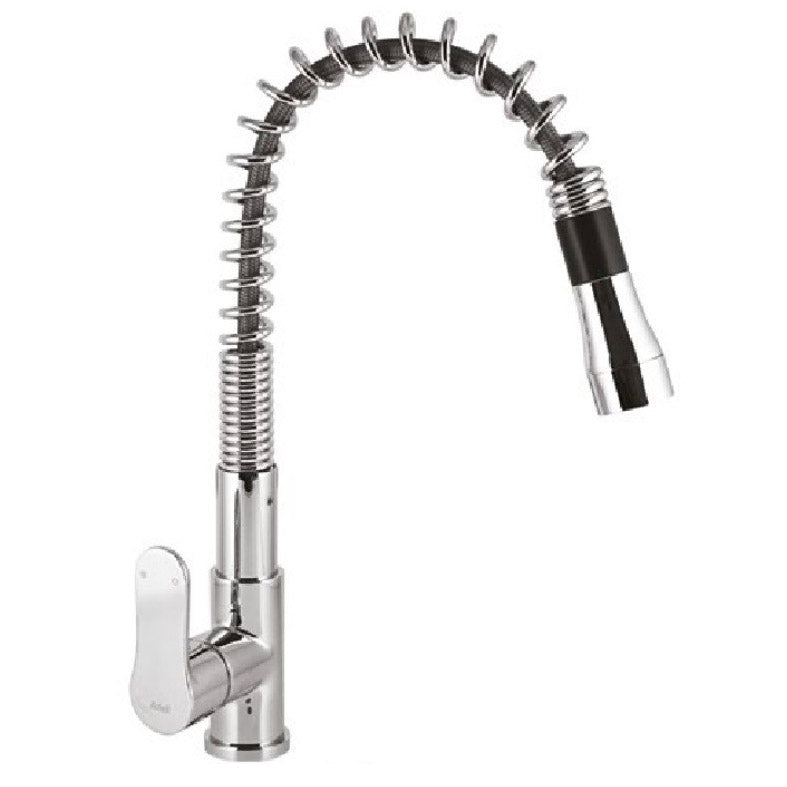 Rubinetto Cucina Miscelatore Monocomando Lavello in Ottone Hena pull down Cromato...