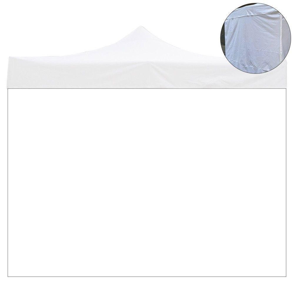 Image of Telo di Ricambio Laterale per Gazebo Pieghevole 2x2m Impermeabile Ricambio Bianco