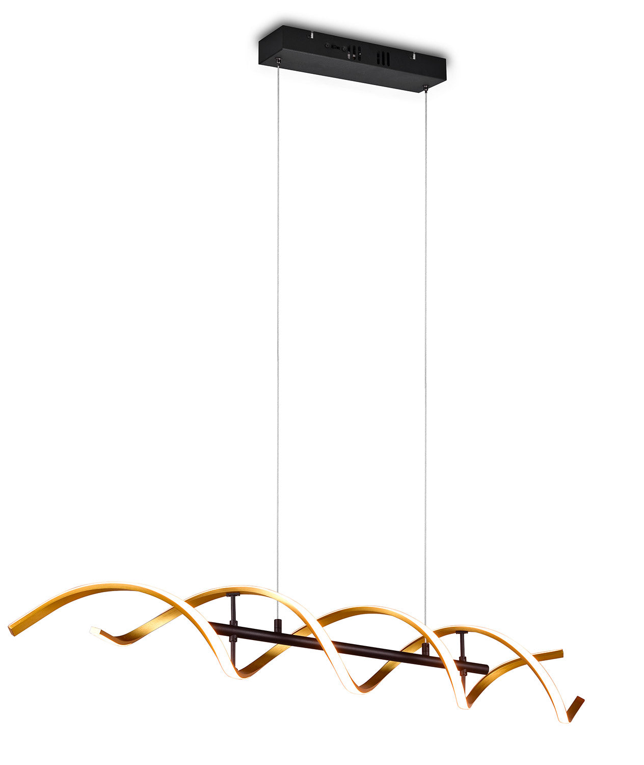 Lampada a Sospensione da Interno a LED in Alluminio Oro...