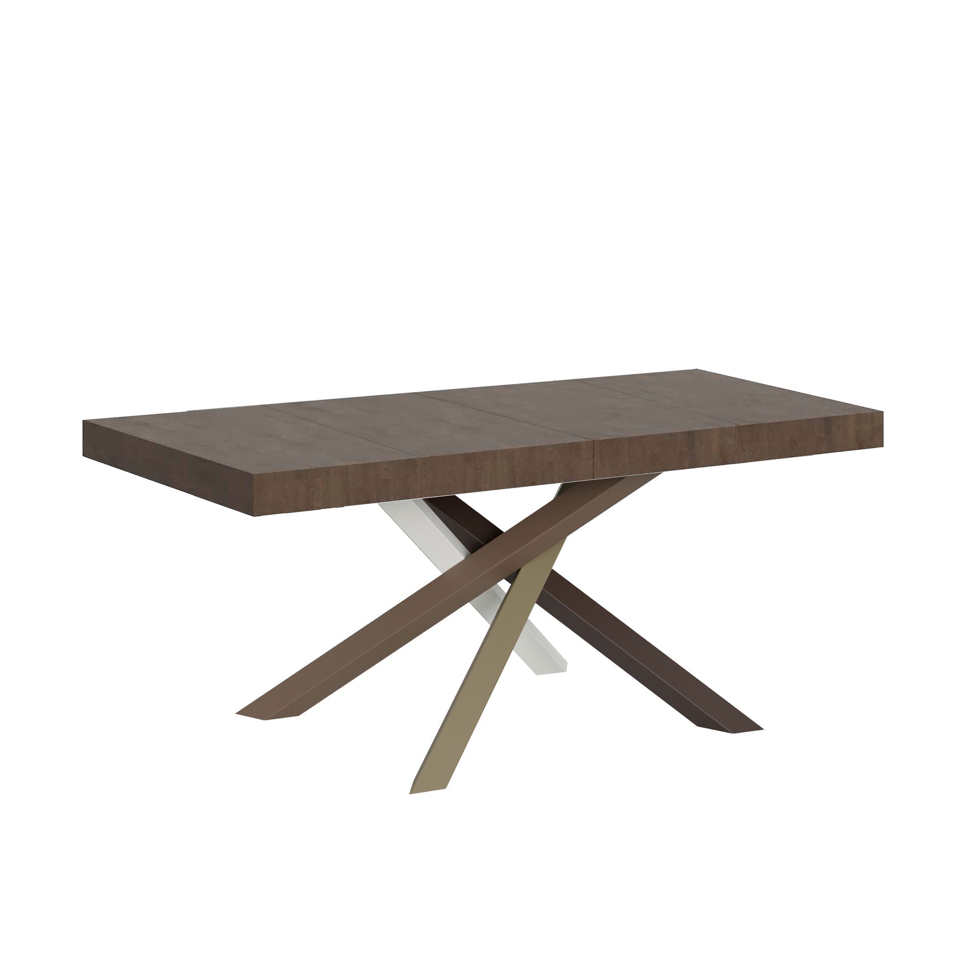 Tavolo Allungabile 140-400x90x77 cm Volantis Premium Noce Telaio 4C
