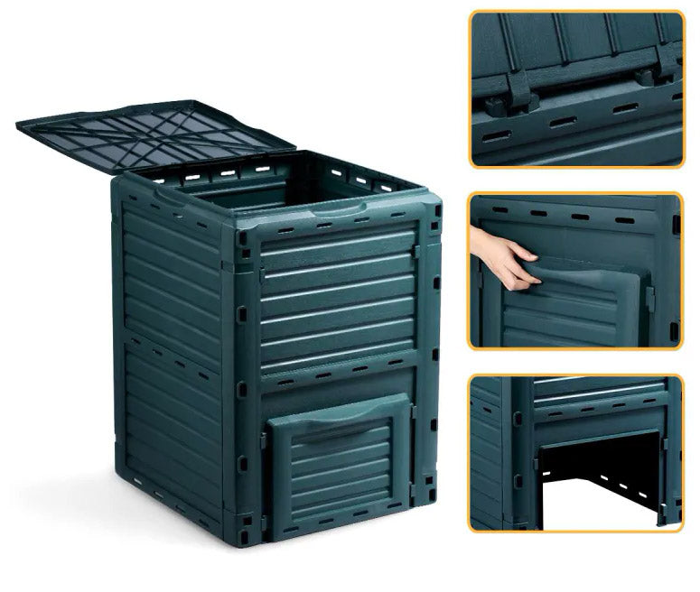 Compostiera da Giardino 300 litri Fadi Composter Verde...