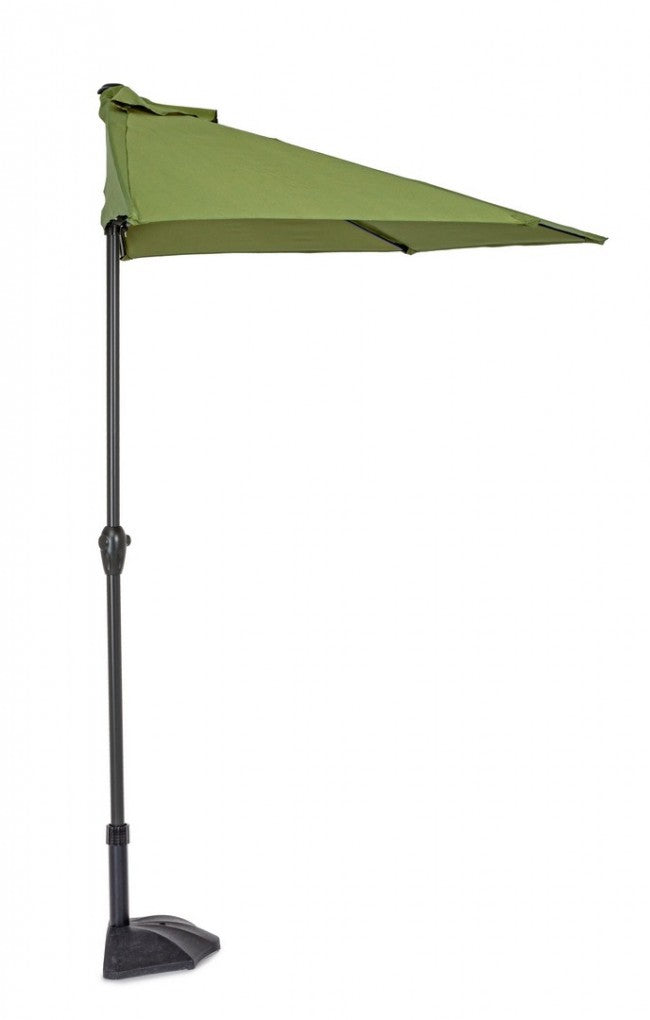 Ombrellone da Giardino 2,7 m Palo Ø36 mm Kalife Mezzaluna Olive in Alluminio