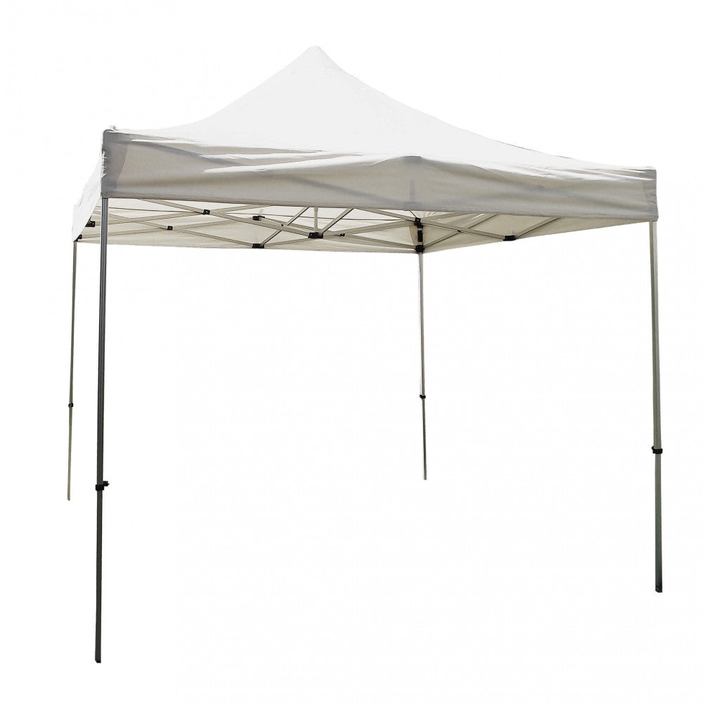 Gazebo Pieghevole Party 3x3 m in Acciaio Bianco...