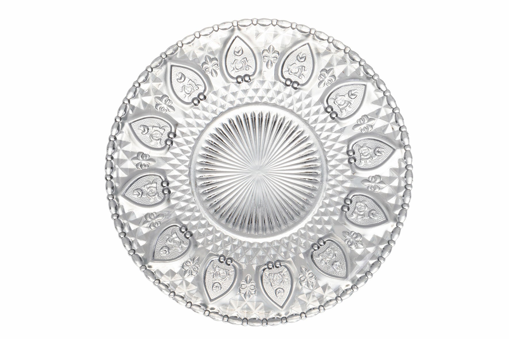 Set 6 Piattini VILLA D'ESTE Tivoli Imperial - Vetro, Ø12.8cm, Decorazione Rilievo, Lavabile - Foto 10