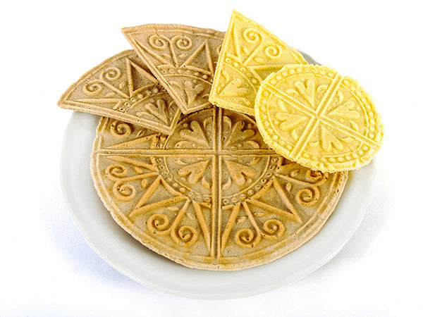 Biscottiera Elettrica 600W per Cialda Disegno Presentosa Sottile e Croccante CBE Elettronica...