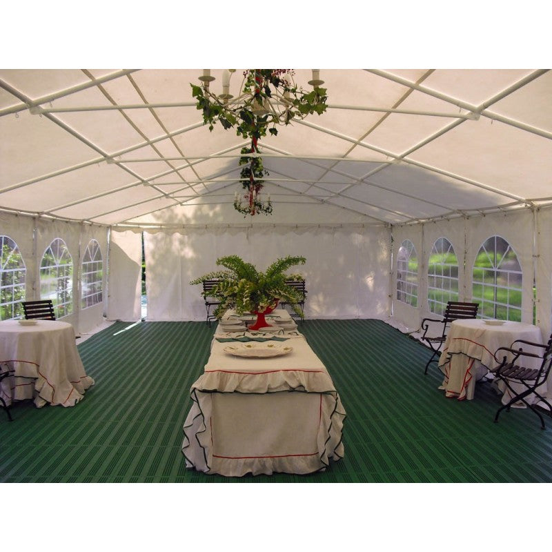 Set 6 Piastrelle Forate in Plastica 40 x 40 cm da Esterno...