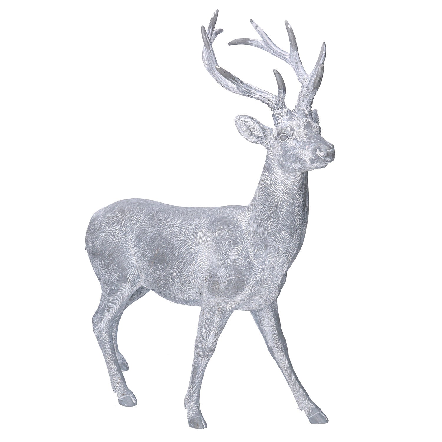 Image of Cervo in Resina grigio cm 30x12xh39
