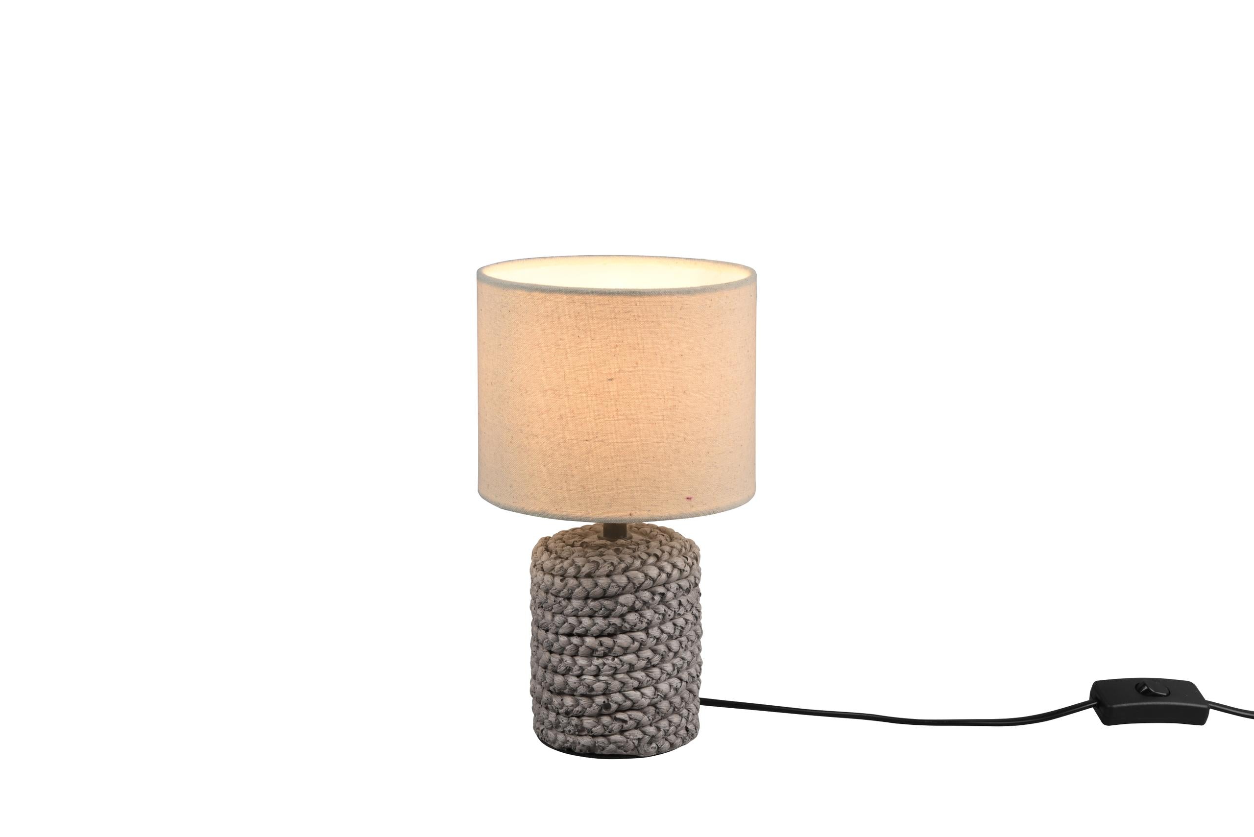 Lampada tavolo da Interno E14 in Ceramica Marrone...