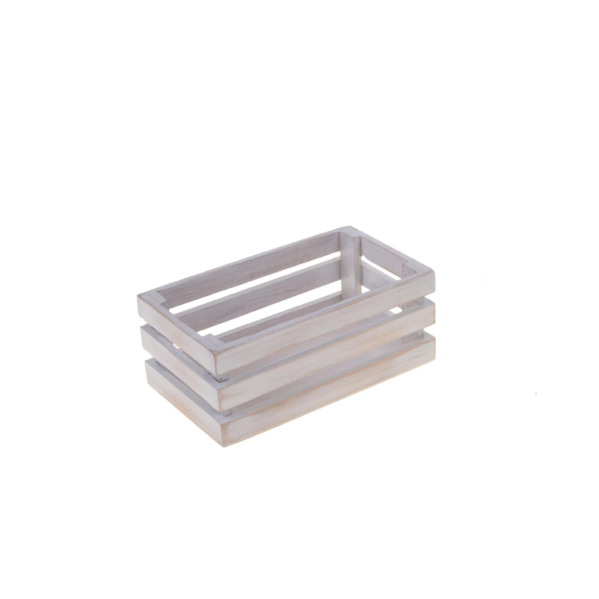 Image of Set 4 Cassette di Legno Larghezza 15,5x10x7 cm