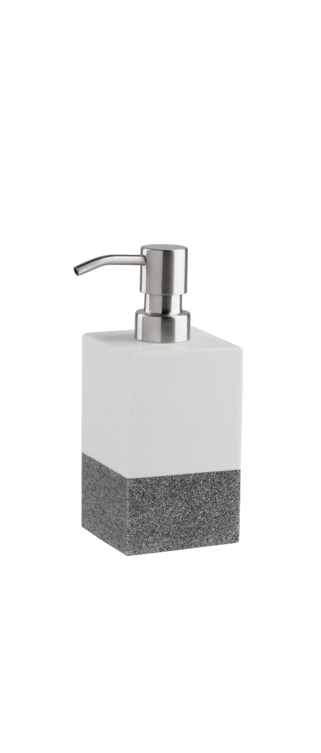 Set 4 Accessori da Bagno in Resina TFT Saada Bianco e Grigio...