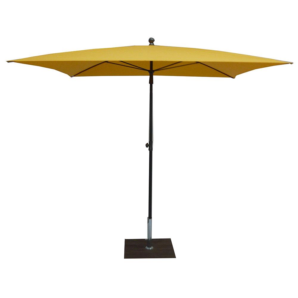 Ombrellone da Giardino 200x200 cm Palo Ø27 mm in Acciaio Maffei Kronos Giallo