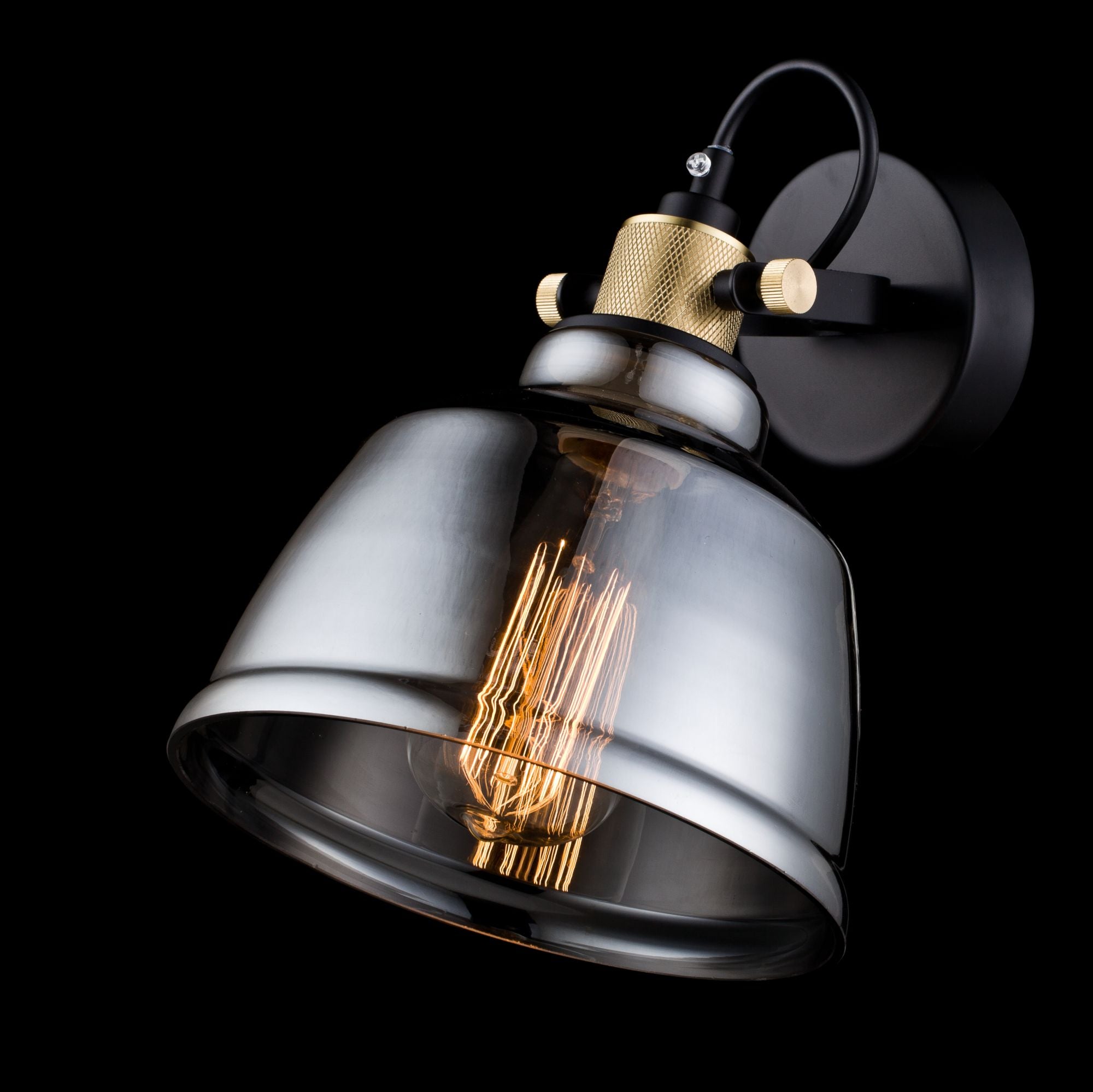 Lampada da parete Pendant in Metallo Irving Nero...