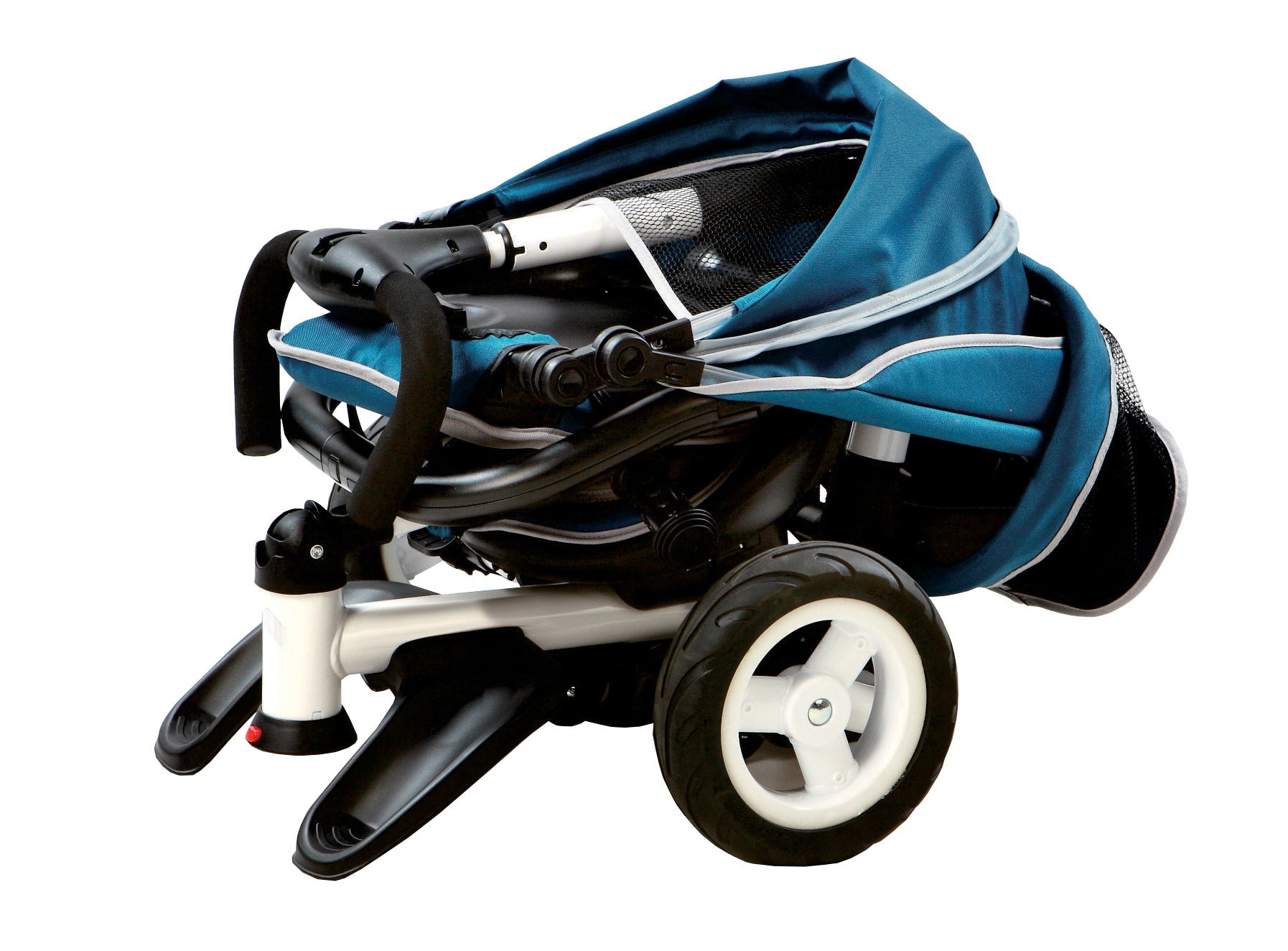 Passeggino Triciclo Pieghevole per Bambini Miller Blu...