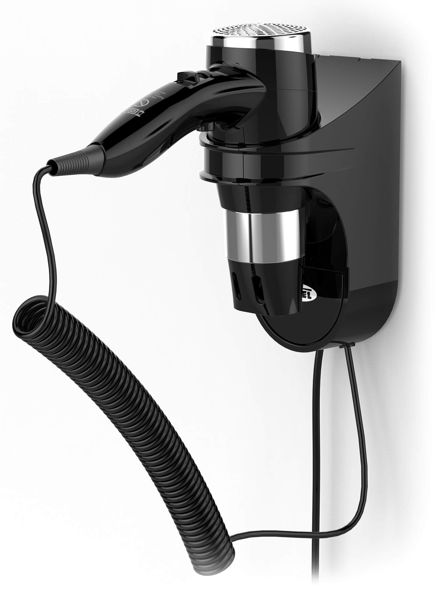 Image of Asciugacapelli Phon a Pistola 1600W Moel Swan Nero