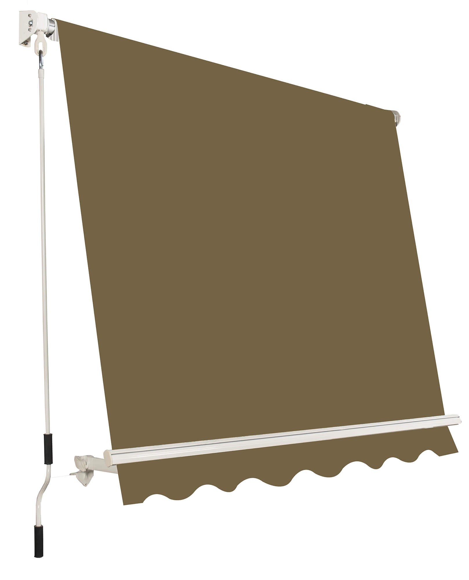 Tenda da Sole a Caduta con Bracci 245x245 cm Marrone...