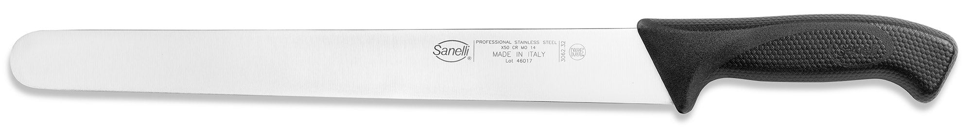Image of Coltello per il Salumi Lama 32 cm Manico Antiscivolo Sanelli Skin