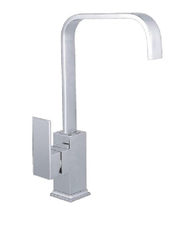 Rubinetto Cucina Miscelatore Monocomando Lavello in Ottone Malaga Cromato...