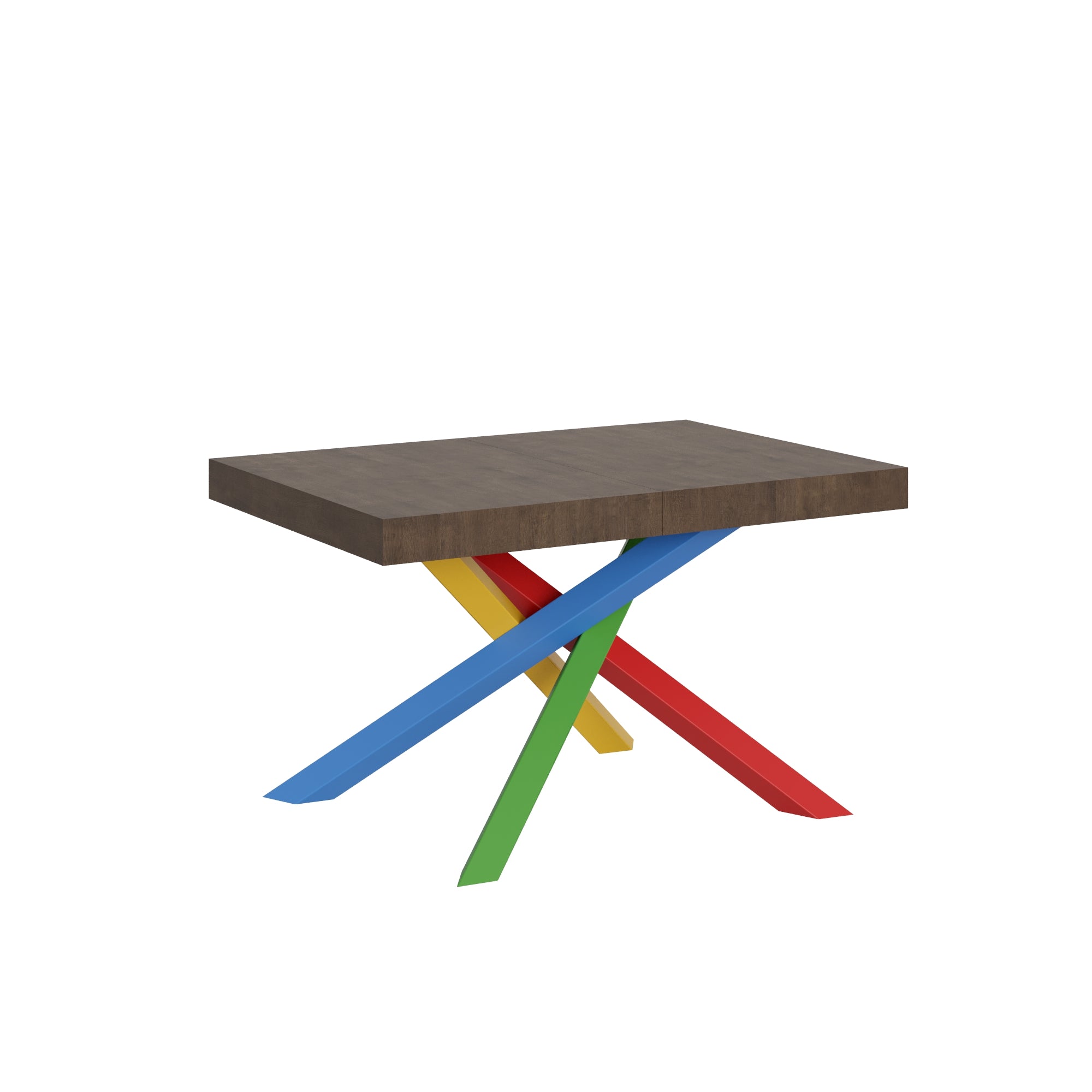 Tavolo Allungabile 140-400x90x77 cm Volantis Noce Telaio 4B