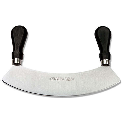 Image of Mezzaluna Professionale con Manico Piatto Lama 24 Cm Sanelli Giotto