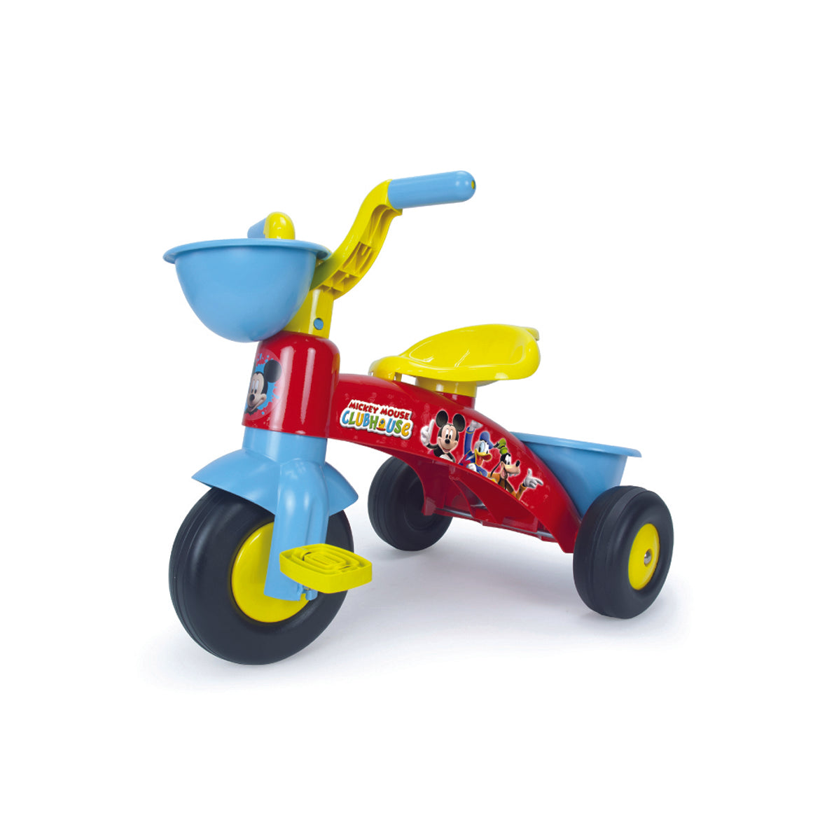 Triciclo a Pedali per Bambini in Plastica con Licenza Disney Mickey Mouse...