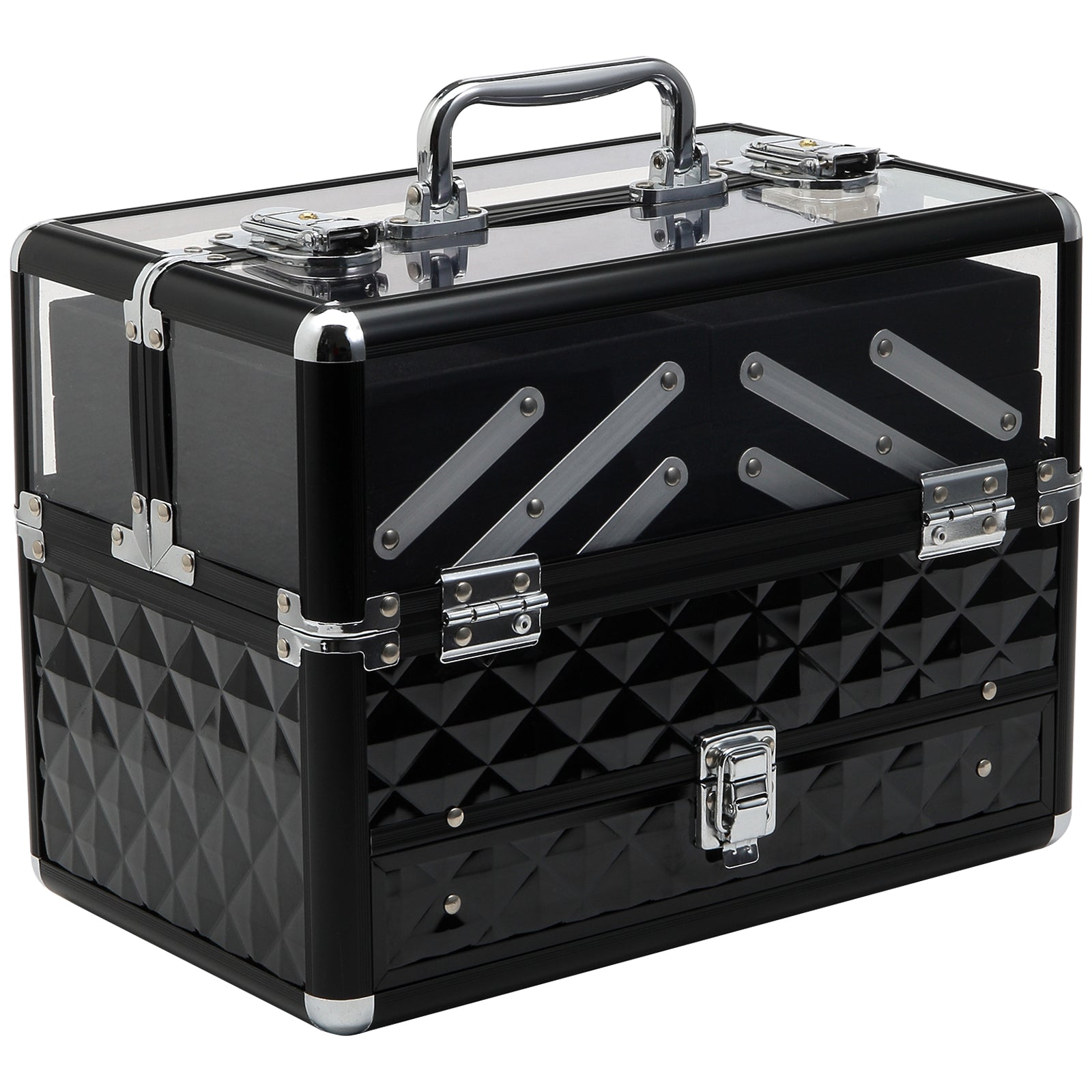 Image of Valigetta per Estetista Make Up Trucchi 30x18,5x22 cm Beauty Nero