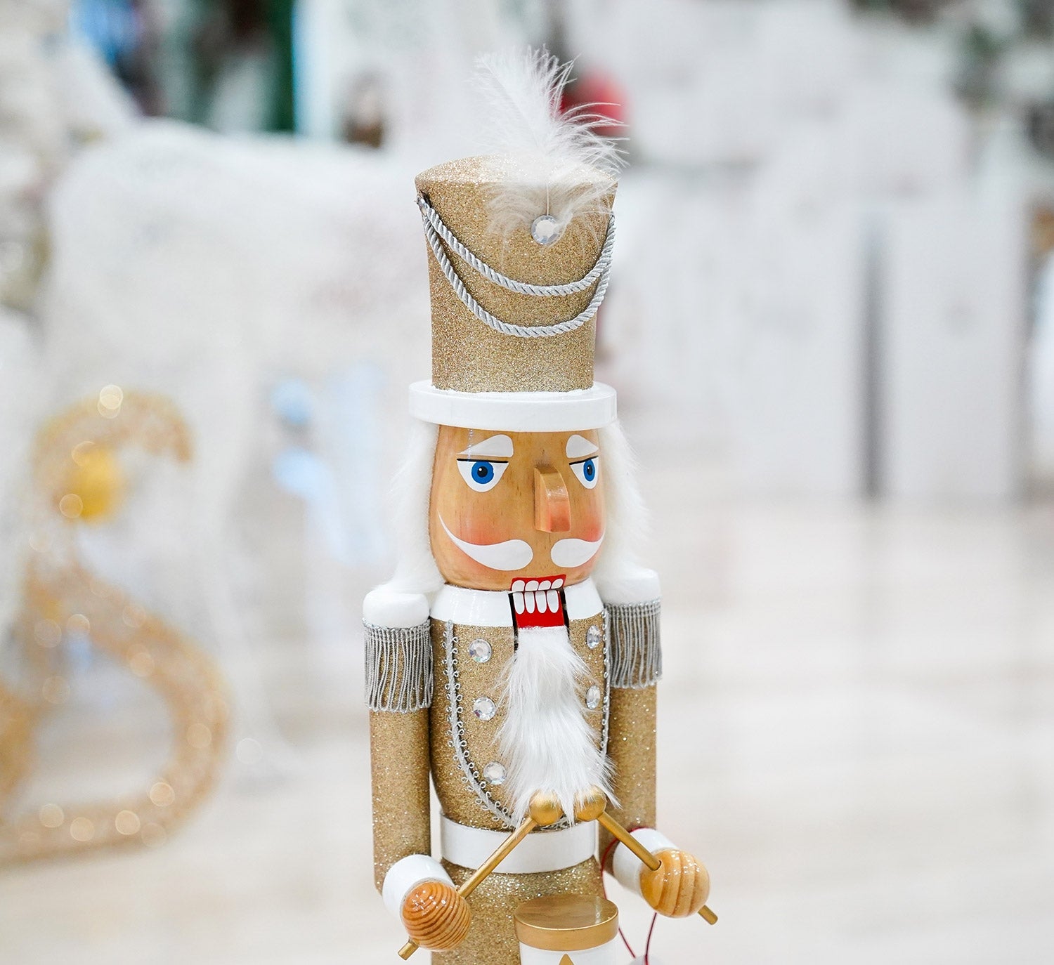 Orsetto Teddy Schiaccianoci Natalizio 60 Cm | Decorazione Varzi Dal 1956, Regalo Speciale