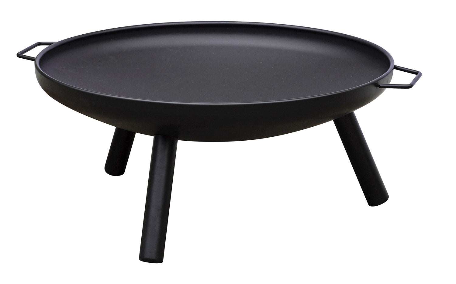 Braciere da Giardino Ø60xH27 cm in Ferro Nero