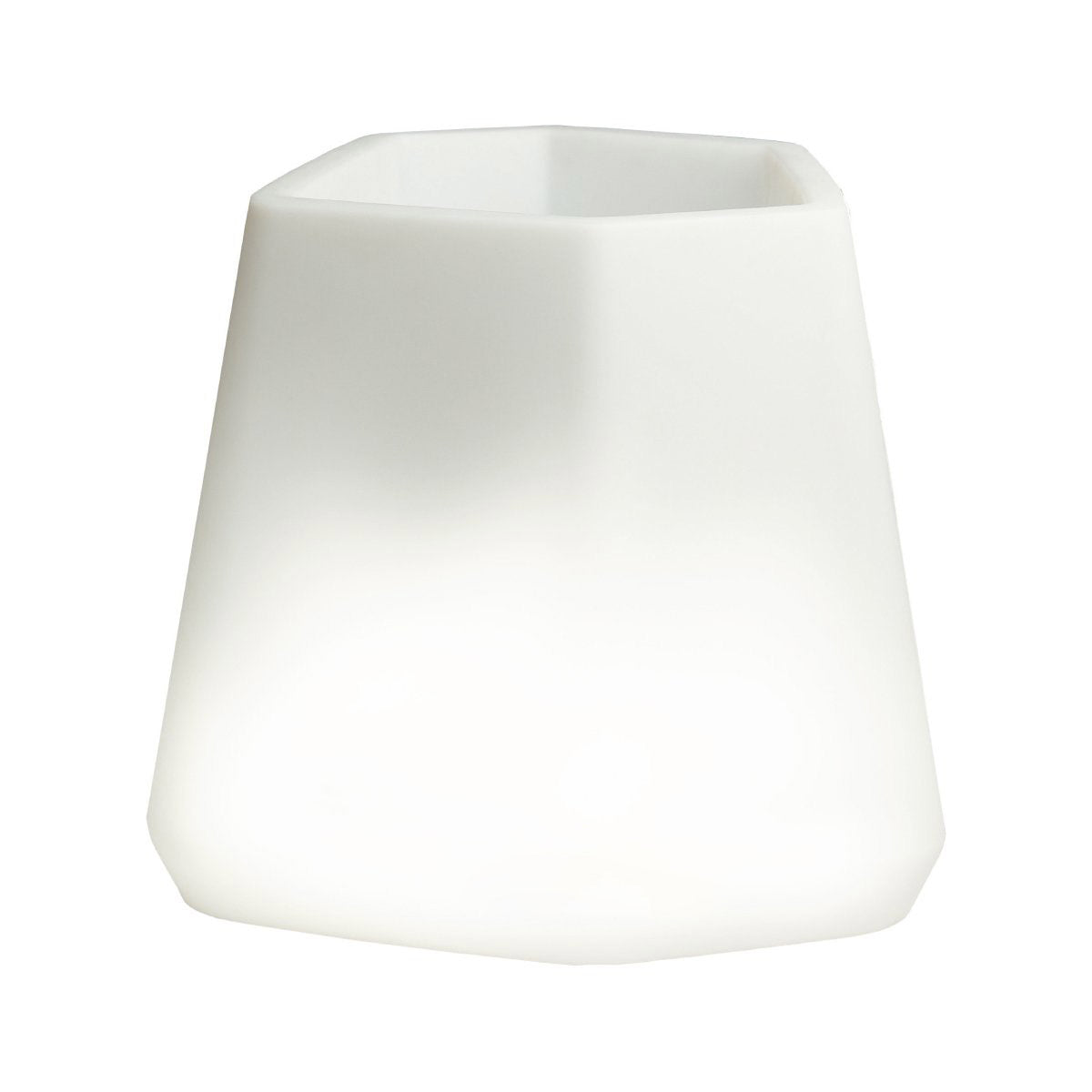 Image of Vaso Luminoso da Giardino a LED 56x49x43 cm in Resina 5W Magnolia Bianco Caldo