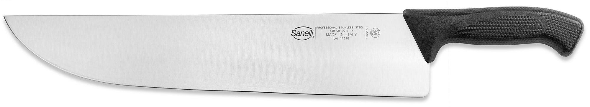 Image of Coltello per Affettare Carni Lama 36 cm Manico Antiscivolo Sanelli Skin